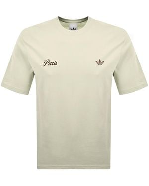 adidas Originals Paris Kc T Shirt - Natural