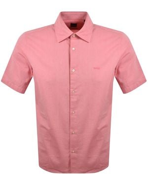 BOSS Boss Rash 2 Short Sleeved Shirt - Pink