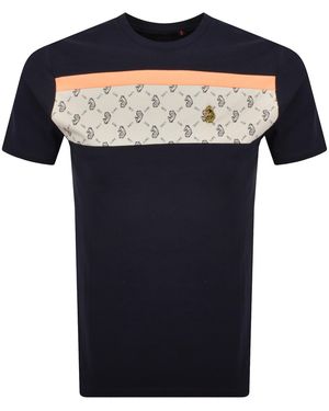 Luke 1977 Lions Den Printed T Shirt - Blue