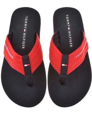 Tommy Hilfiger Nyc Flip Flops Primary - Red