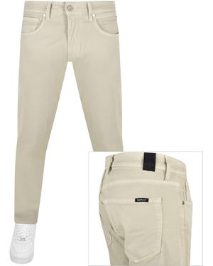 Replay Premium Soft Hand Feel Jeans - Natural