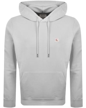 Calvin Klein Jeans Badge Hoodie - Gray