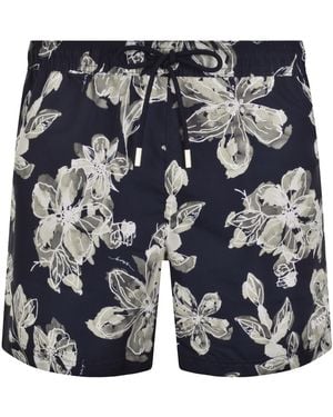 BOSS BUSINESS Boss Discus Swim Shorts - Blue