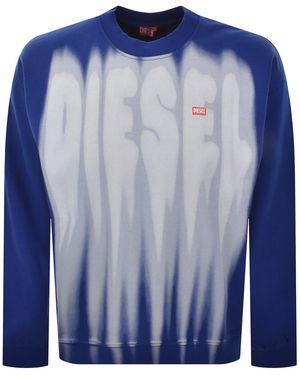 DIESEL S-Boxt Aa1 Sweatshirt - Blue