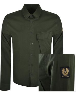 Belstaff Scale Long Sleeved Shirt - Green