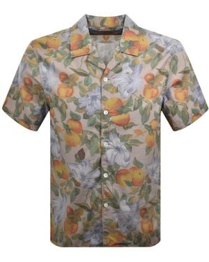 Levi's Sunset Camp Short Sleeved Shirt - Grey