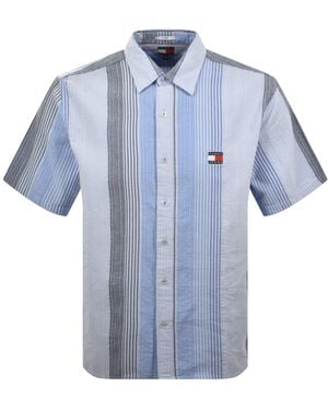 Tommy Hilfiger Relaxed Stripe Shirt - Blue