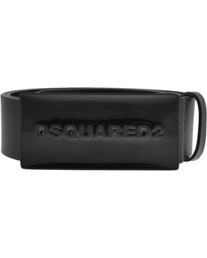 DSquared² Plaque Belt - Black