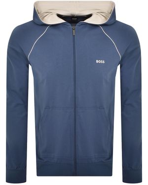 BOSS BUSINESS Boss Mix And Match Full Zip Hoodie - Blue