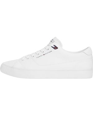 Tommy Hilfiger Harlem Leather Core Sneaker - White