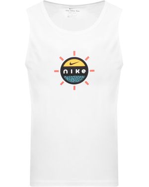Nike Graphic Logo Vest T Shirt - White
