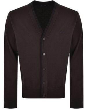Fred Perry Classic Knit Cardigan - Black