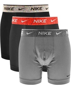 Nike 3 Pack Everyday Boxer Briefs - Grey