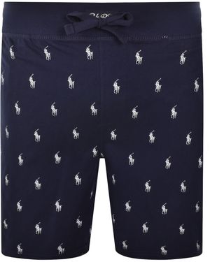 Ralph Lauren Patterned Lounge Shorts - Blue