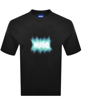 HUGO Nuiden T Shirt - Black