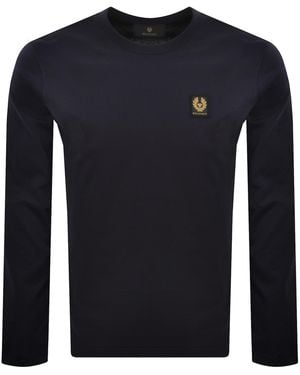 Belstaff Long Sleeve T Shirt - Blue