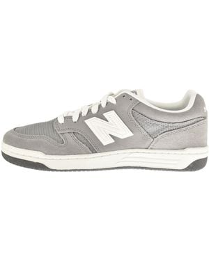 New Balance 480P Trainers Slate - White