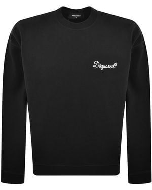 DSquared² Signature Relaxed Sweatshirt - Black