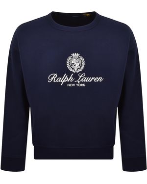 Ralph Lauren Logo Sweatshirt Newport - Blue