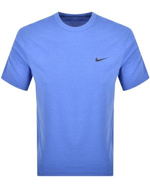 Nike Training Dri Fit Hyverse T Shirt - Blue