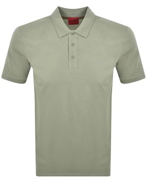 HUGO Donos 222 Polo T Shirt Light - Green