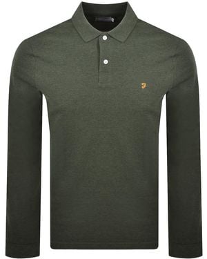 Farah Farah Cunningham Polo T Shirt - Green