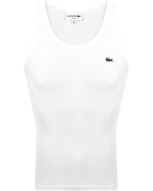 Lacoste Slim Fit Vest - White