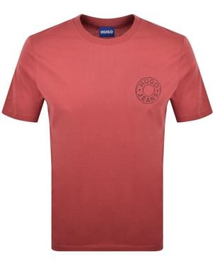 HUGO Nemodo T Shirt - Red