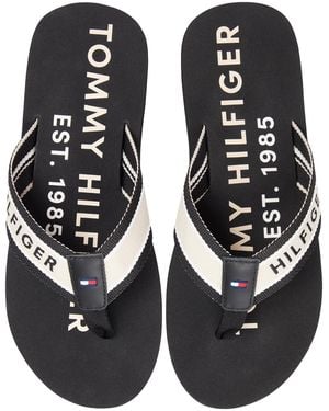 Tommy Hilfiger Sporty Flip Flops - Black