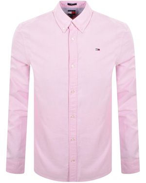 Tommy Hilfiger Regular Fit Oxford Shirt - Pink