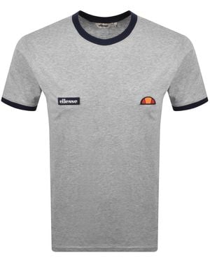 Ellesse Ringetto T Shirt Light Marl - Gray