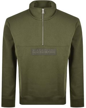 Napapijri B Box Logo Sweatshirt - Green