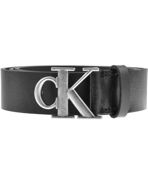 Calvin Klein Ck Buckle Belt - Black