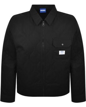 HUGO Ebey Overshirt - Black