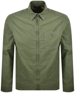 Ralph Lauren Logo Overshirt - Green