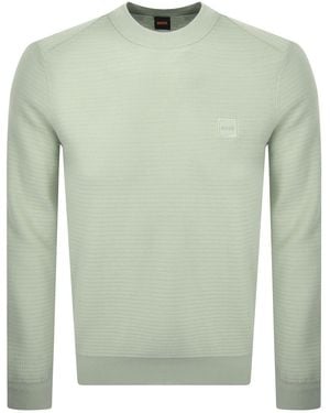BOSS Boss Anion Knit Sweater Light - Green