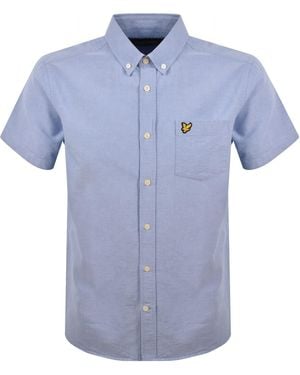 Lyle & Scott Oxford Shirt Riviera - Blue
