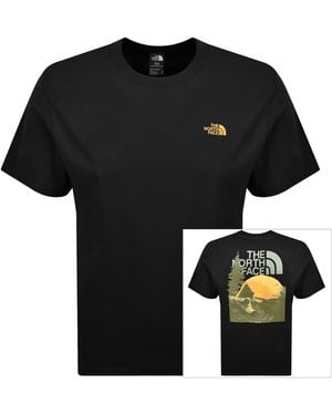 The North Face Logo T Shirt - Black