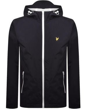 Lyle & Scott Contrast Hooded Jacket - Blue