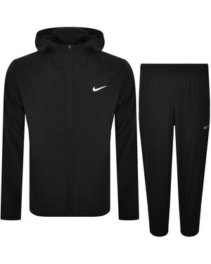 Nike Training Dri Fit Hooded Tracksuit - Black