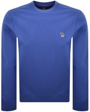 Paul Smith Zebra Sweatshirt - Blue