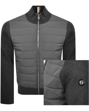 BOSS BUSINESS Boss Hernesto Hybrid Jacket - Grey