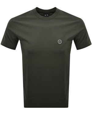 ARMANI EXCHANGE Regular Fit T Shirt Falcon - Green
