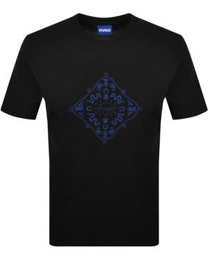 HUGO Nerberri T Shirt - Black