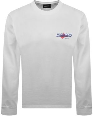 DSquared² Loose Fit T Shirt - Grey