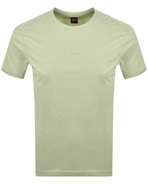 BOSS Boss Tchup Logo T Shirt - Green