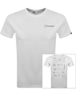 Berghaus Geo-Mountaintry T Shirt - White