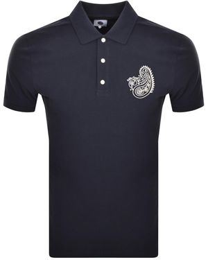 Pretty Green Paisley Polo T Shirt - Blue