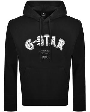 G-Star Logo Hoodie - Black