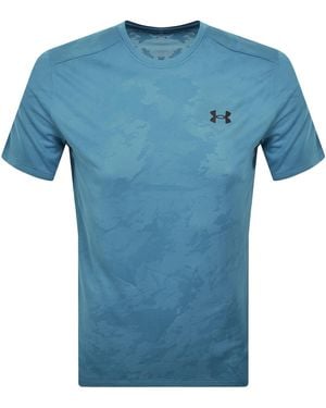 Under Armour Tech Jacquard T Shirt - Blue